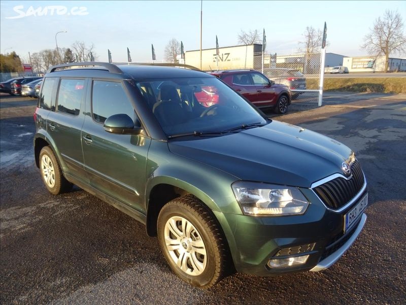 Škoda yeti 2.0TDI  81kw 4x4, r.v 2016,pěkný stav.