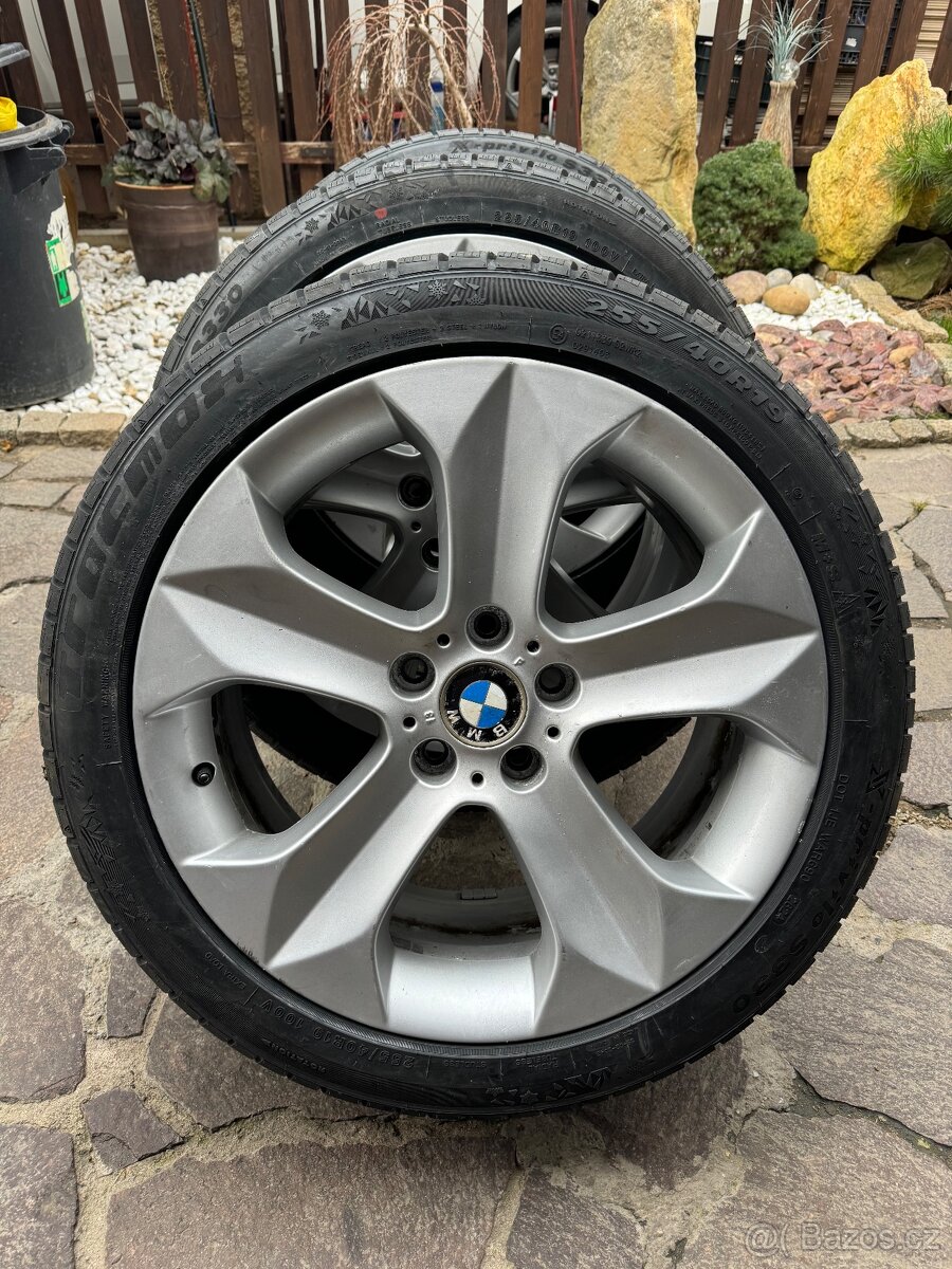 Kola na BMW X5 255/40/19 Nové zimní gumy 5x120