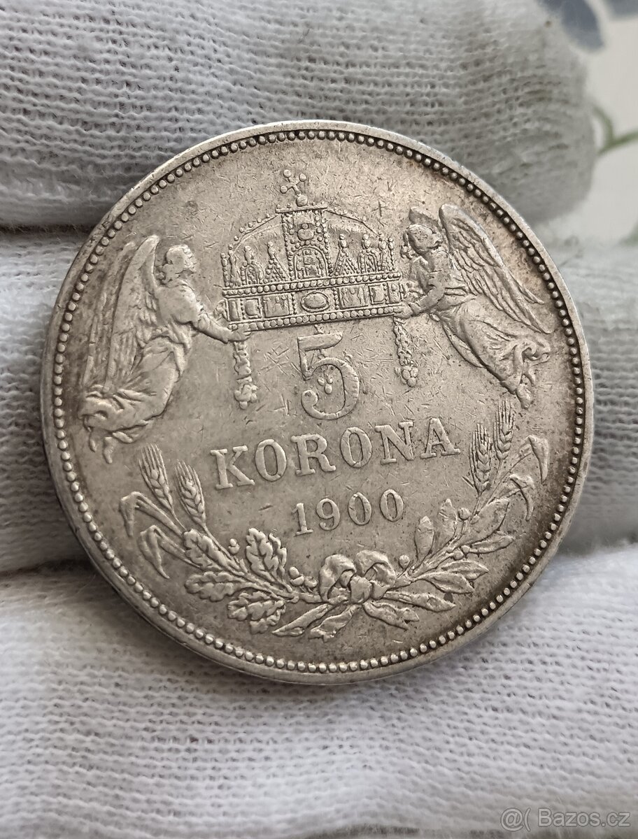 AG 5 Koruna 1900 KB František Josef I..