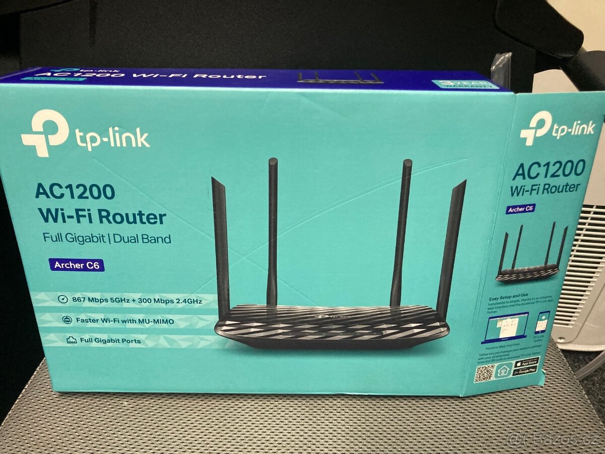 Wi-Fi router TP-Link AC1200 - Archer C6