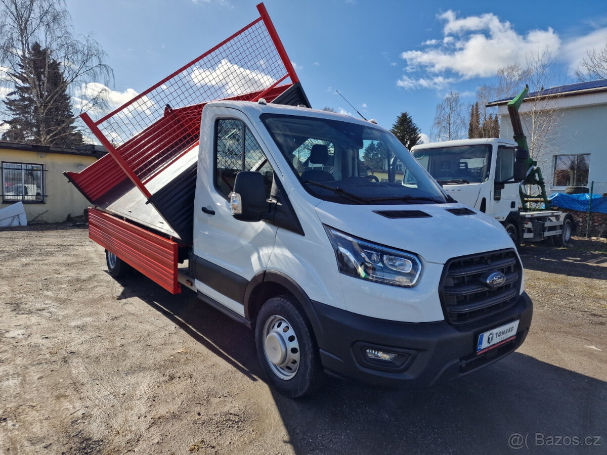 FORD TRANSIT, TŘÍSTRANNÝ SKLÁPĚČ, NOVÉ VOZIDLO, ZÁRUKA