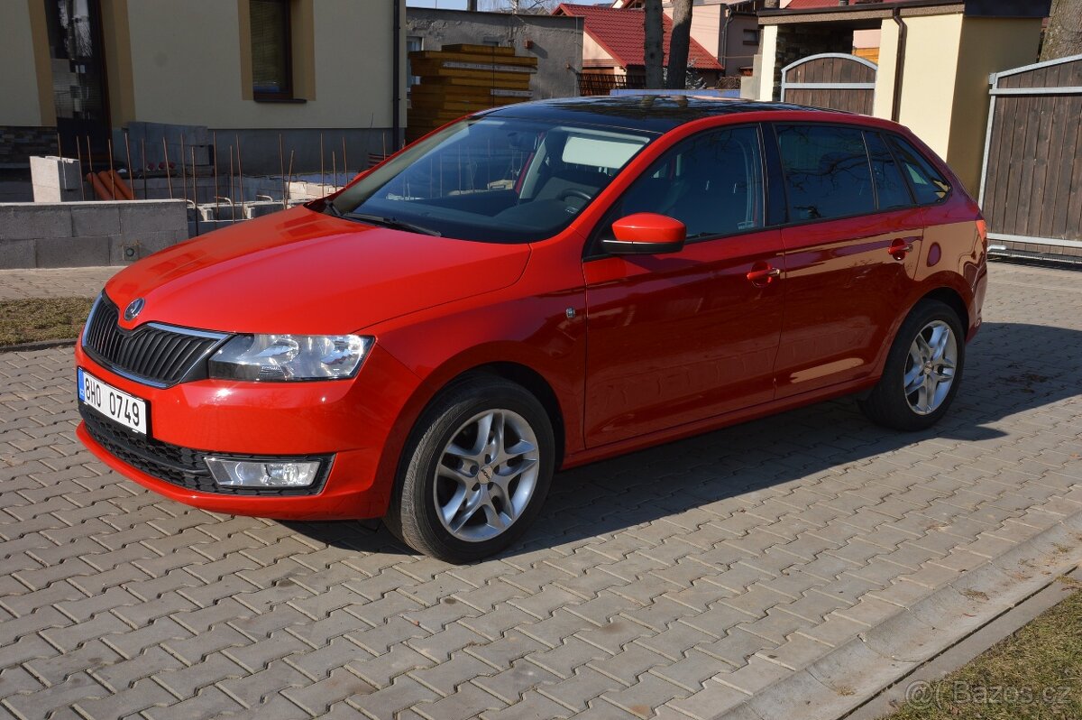 Škoda Rapid 1.4TSI 90kW DSG 91tkm 04/15 klima ALU panorama