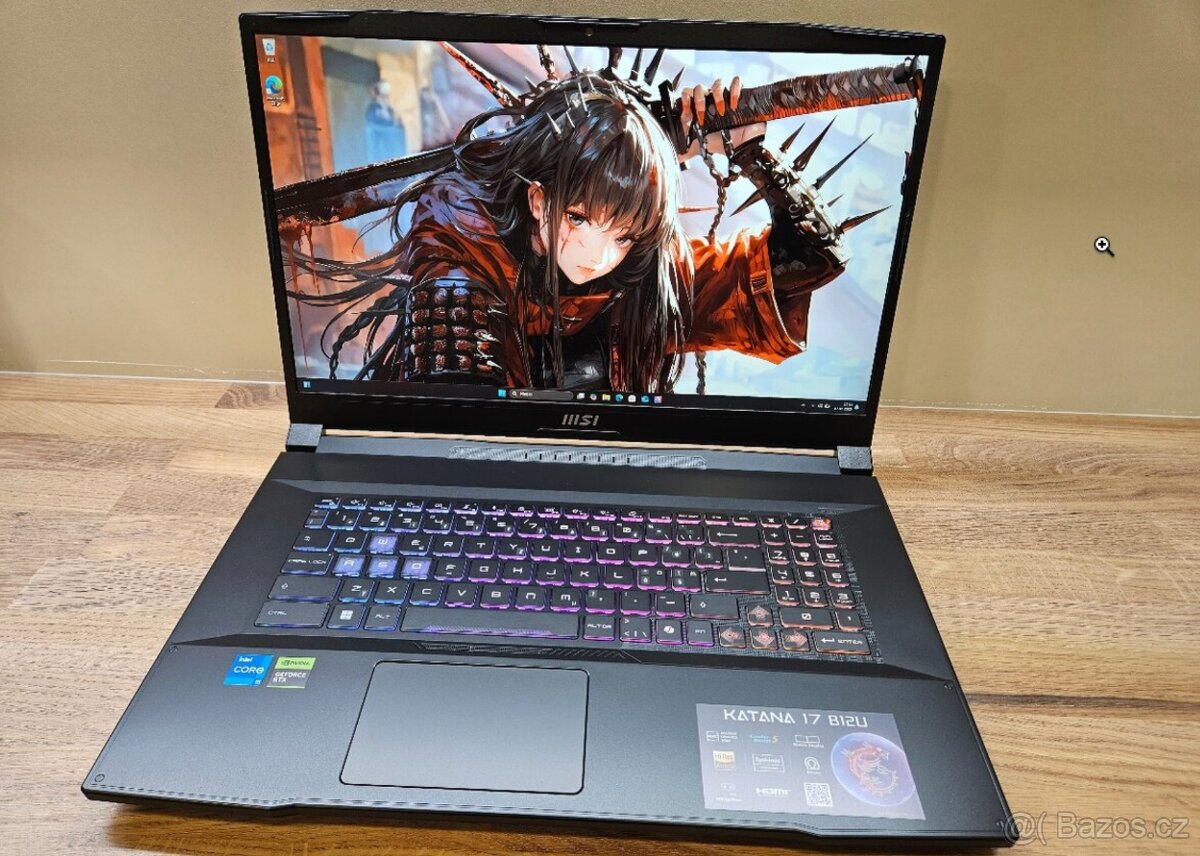 Prodám herní notebook MSI Katana 17 B13V 240 hz