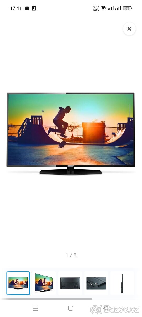 Philips Smart TV 4K 55 "140cm