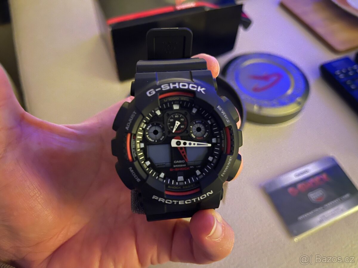 Nové hodinky Casio G-shock GA 100-1A4