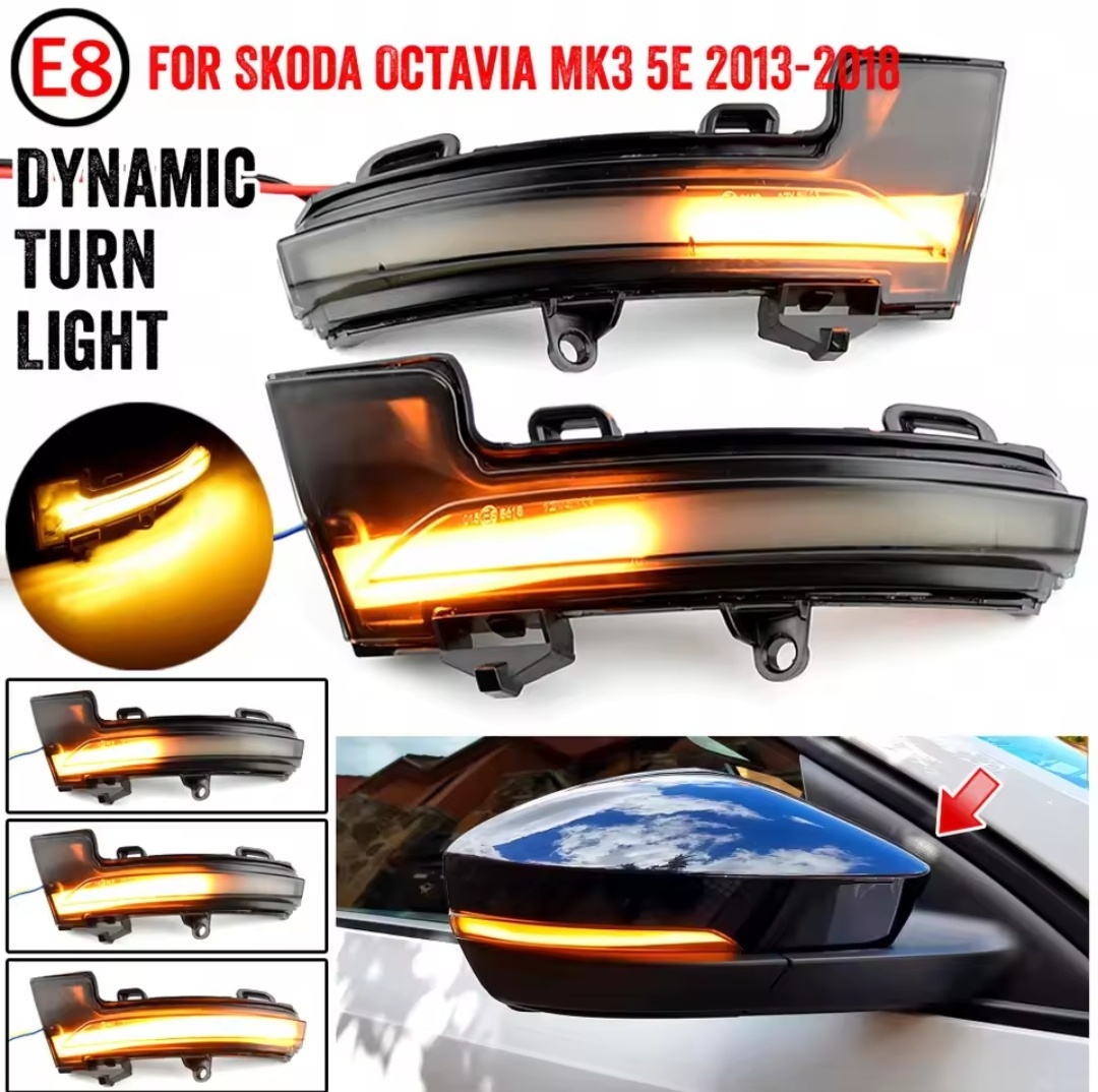 Led blinkry Skoda Octavia 3, VW T-Roc, VW T-Corss