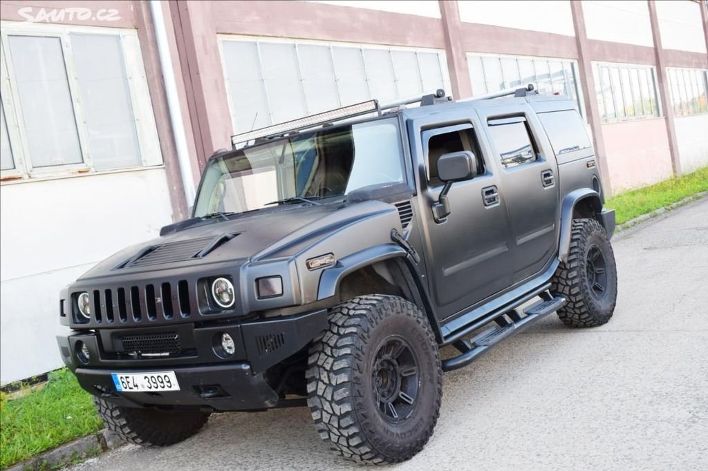 Hummer H2 6.0 V8/LPG/TAŽNÉ/KŮŽE/NÁŠLAPY/