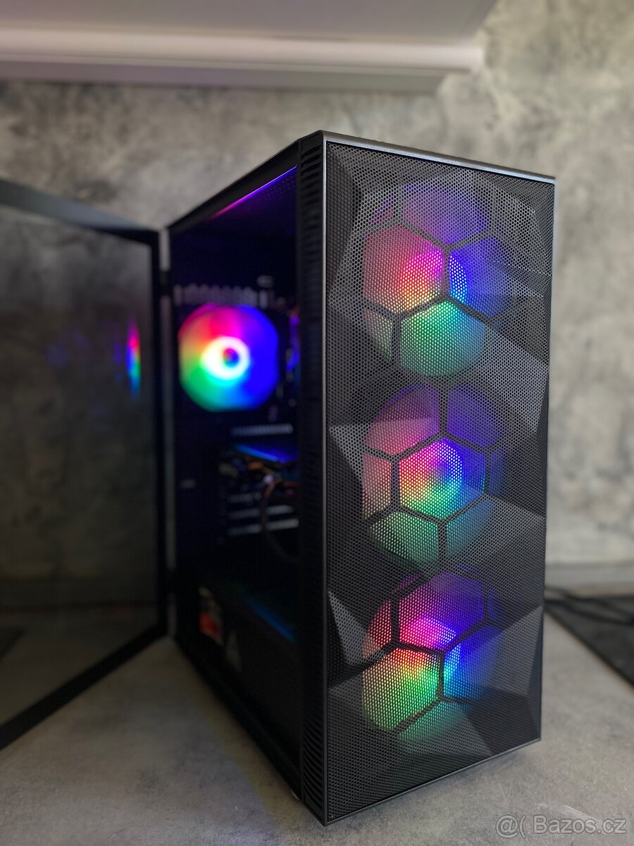 HERNÍ PC RGB | RX 580 8GB | Intel Core i5-6500 | 16 RAM | S