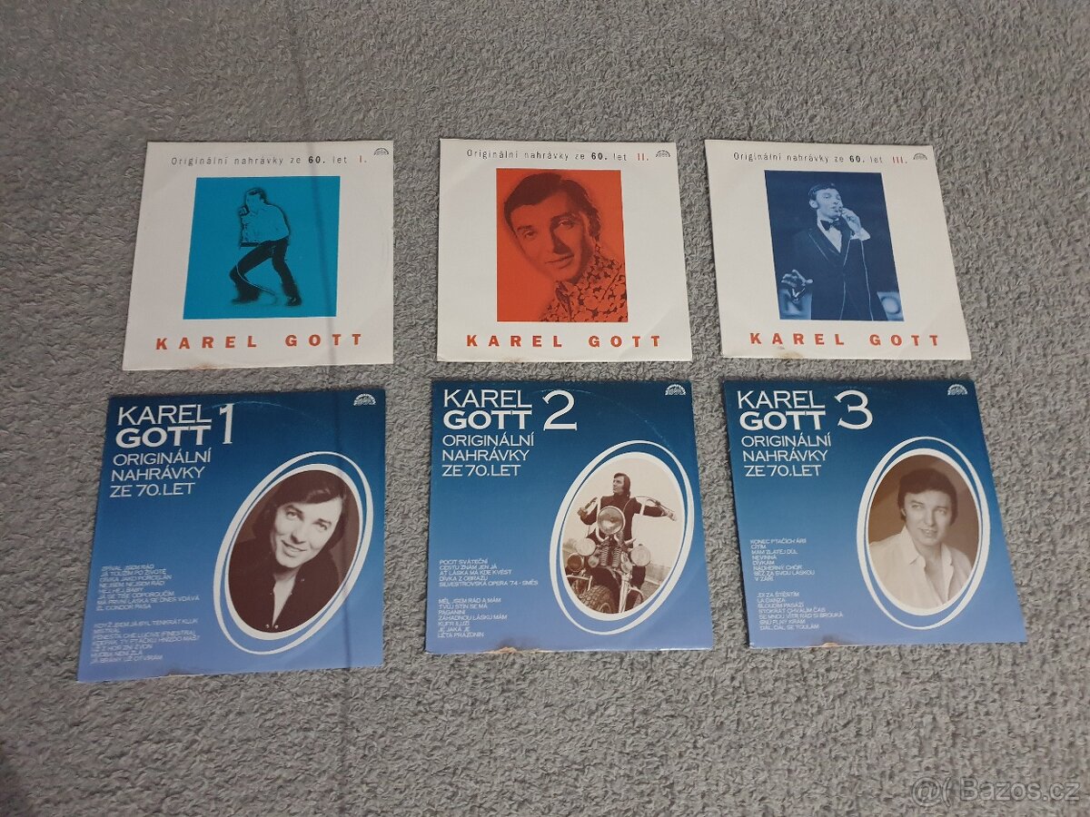 Karel Gott Originální nahrávky 6xLP komplet