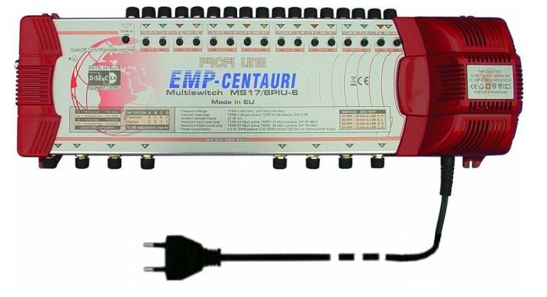 Satelitní přepínač EMP Centauri Multiswitch MS17/8