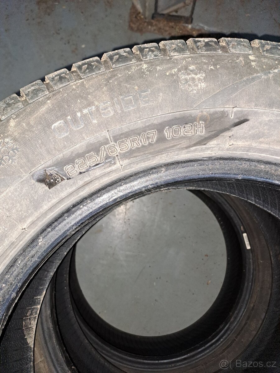 Pneu 225/65 R17 zimní + letní