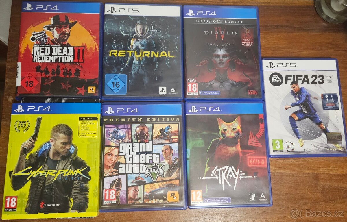 Prodám PS/PS5 hry