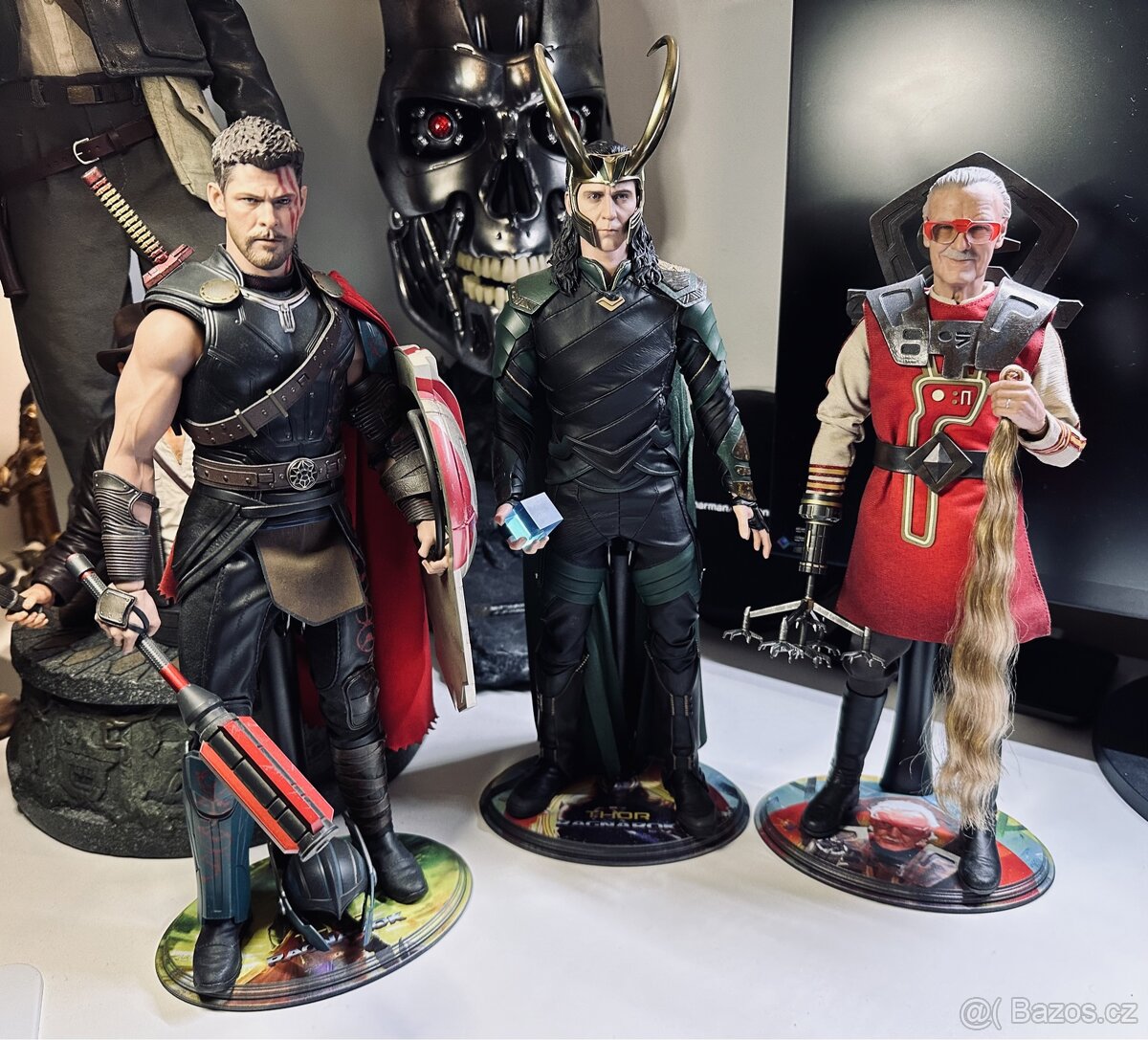 Hot Toys - Ragnarok - Thor, Loki a Stan Lee