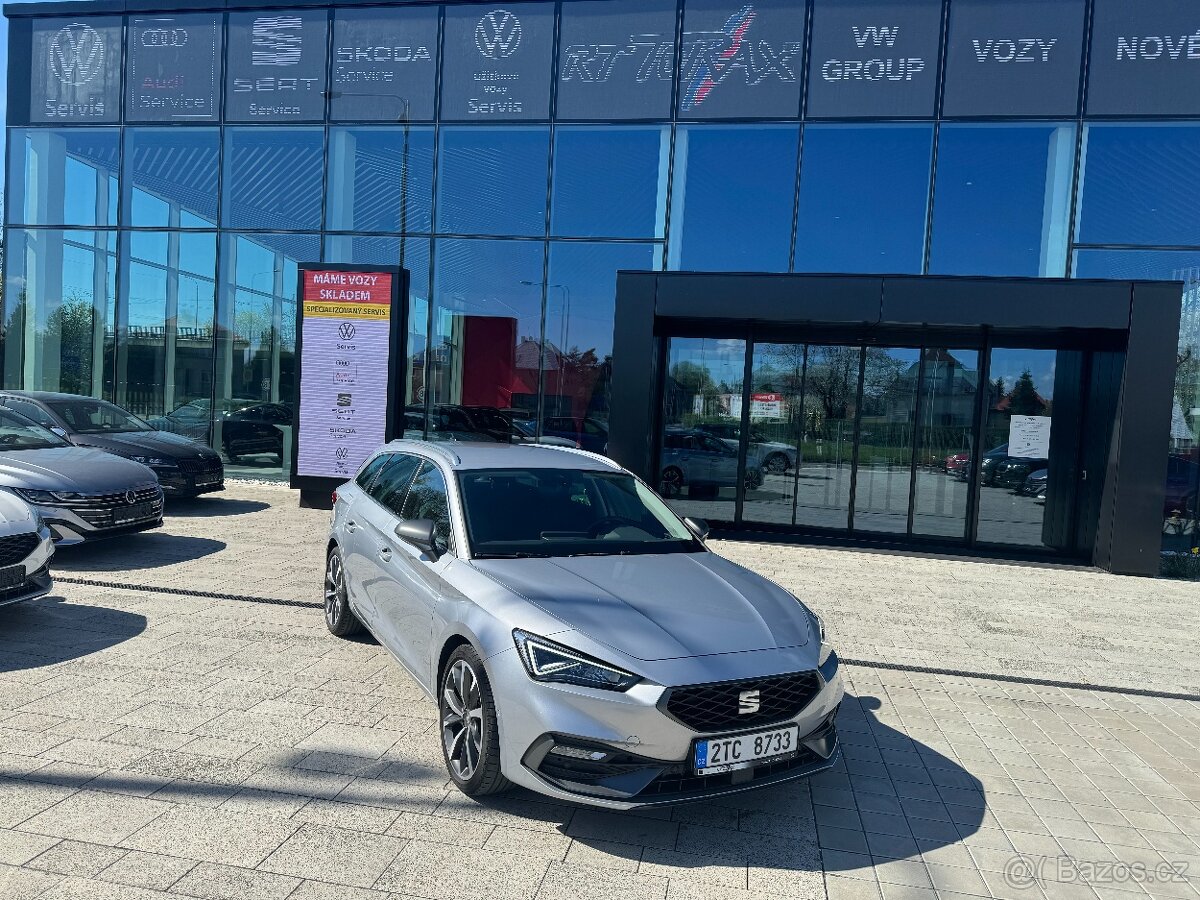 SEAT Leon SP FR 1,5TSI 110kW ZÁRUKA LED KAMERA KESSY