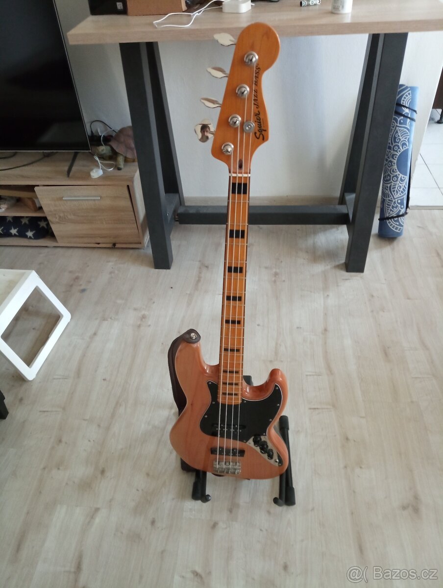 FENDER SQUIER Classic Vibe 70s Jazz Bass Natural Maple