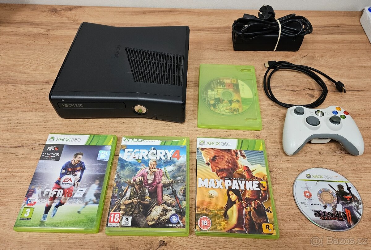 Xbox 360 250gb +5.hra