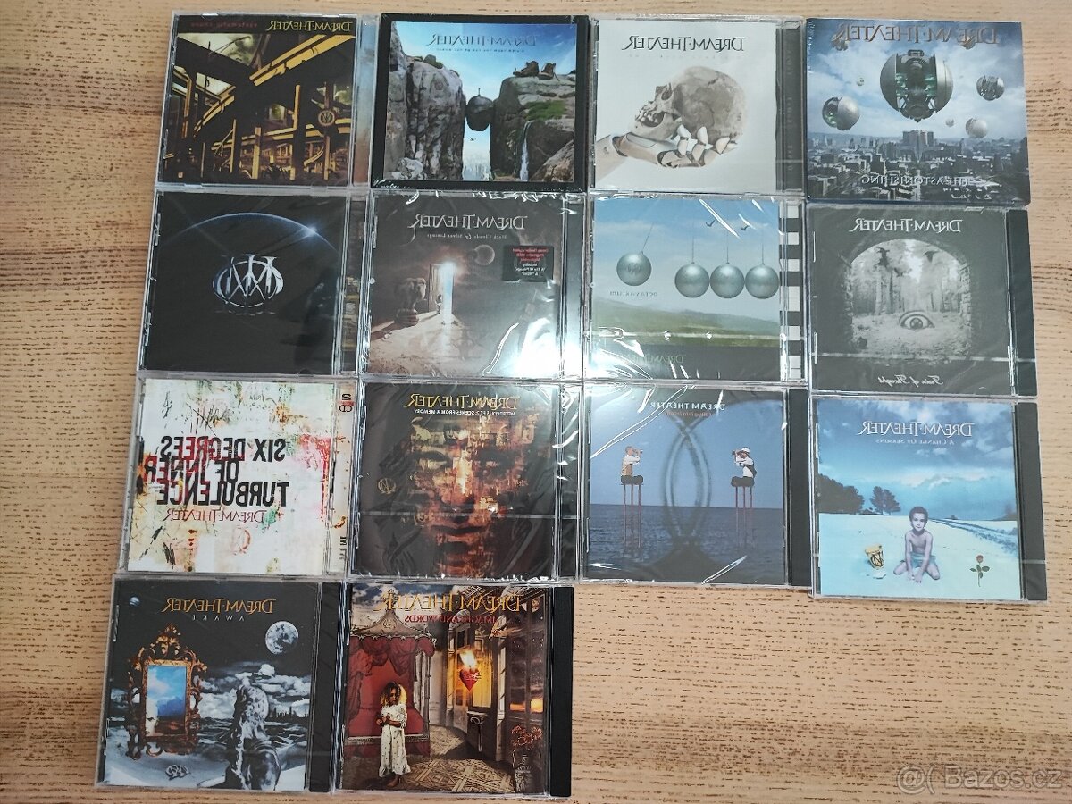 SBÍRKA CD DREAM THEATER (NEROZBALENO)