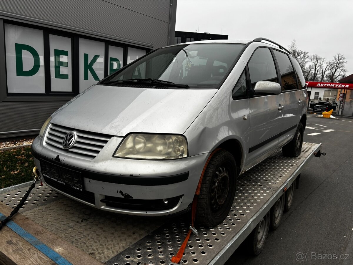 Volkswagen Sharan 1.9 TDI 85kW, ČIST POPIS