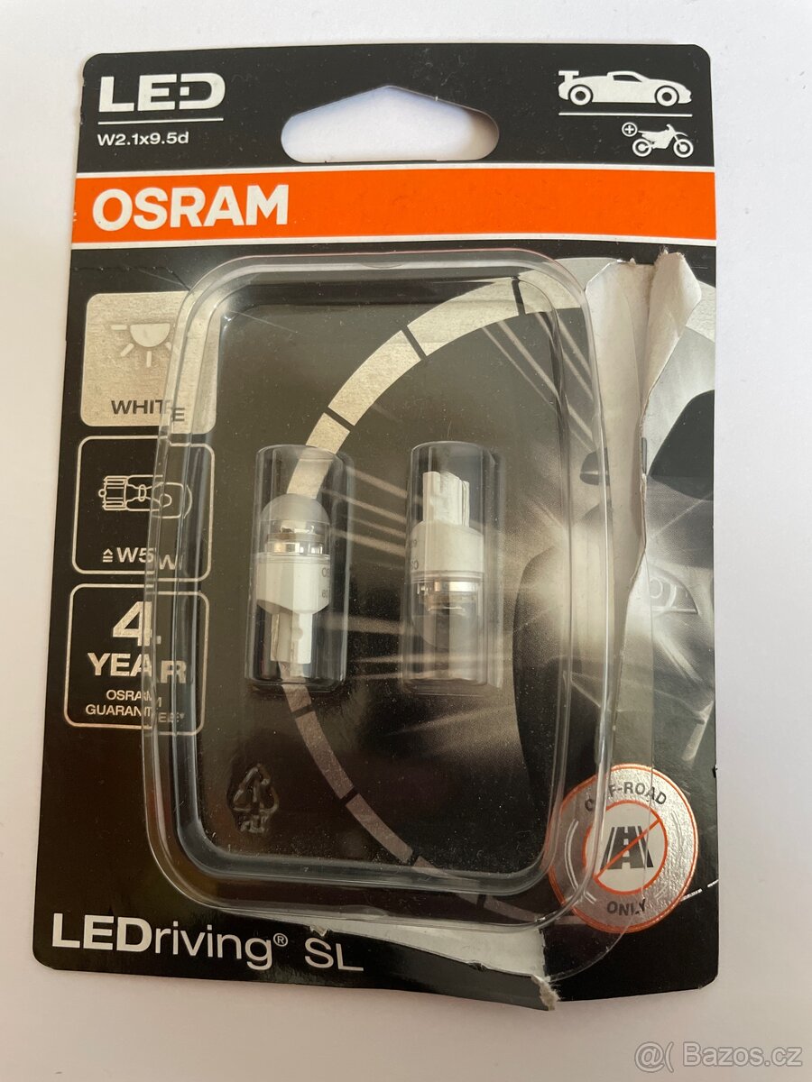 Led osram w5w bílá