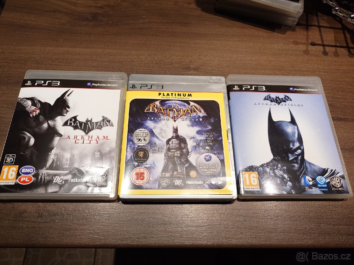 PS3 - PlayStation 3 Batman trilogie posílám i zásilkovnou.