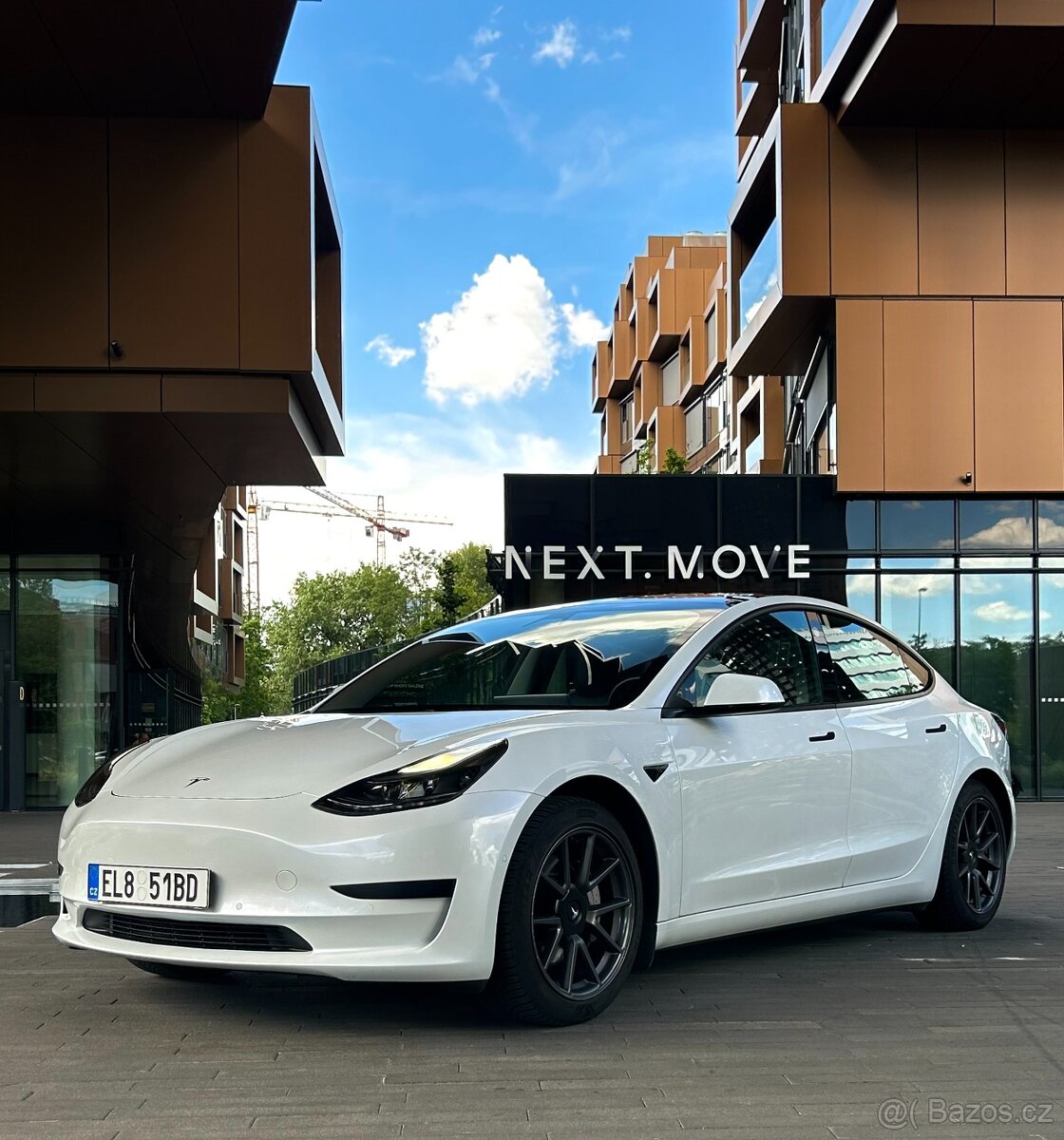Tesla Model 3 SRP 2021 - Záruka, krasná, garážovaná
