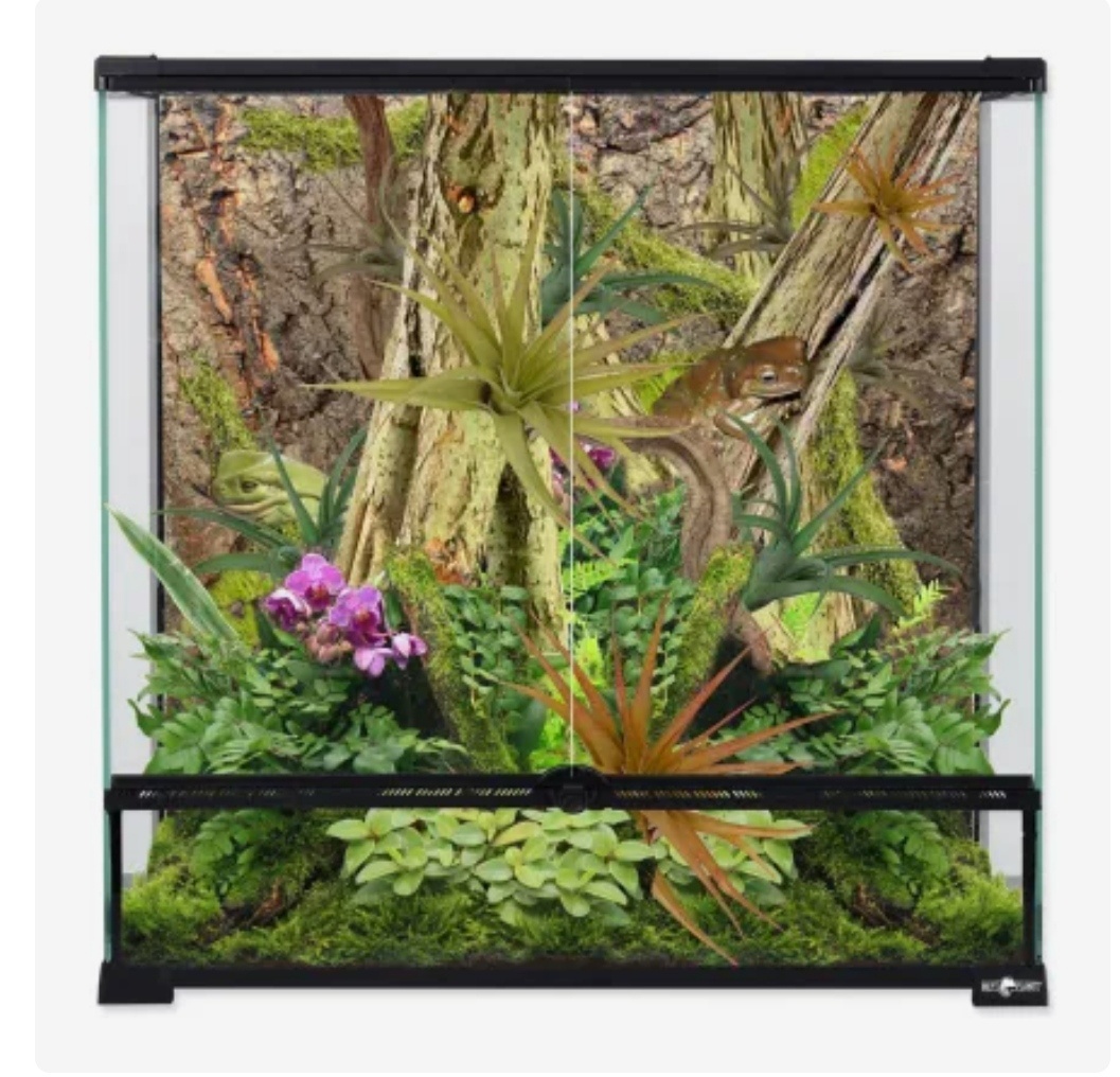 Velké plne vybavené Terarium pro chameleona 90x45x90 exo ter