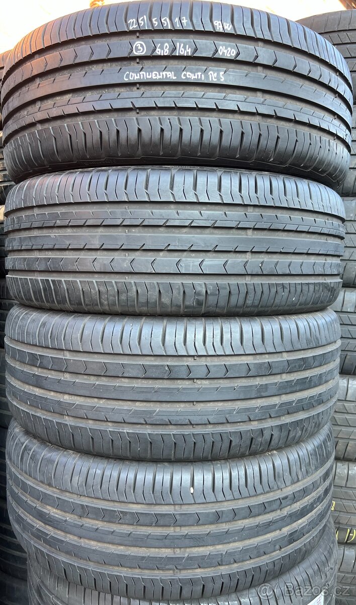 Letní pneu 225/55 R17 97W Continental ContiPremium 5 (0420)