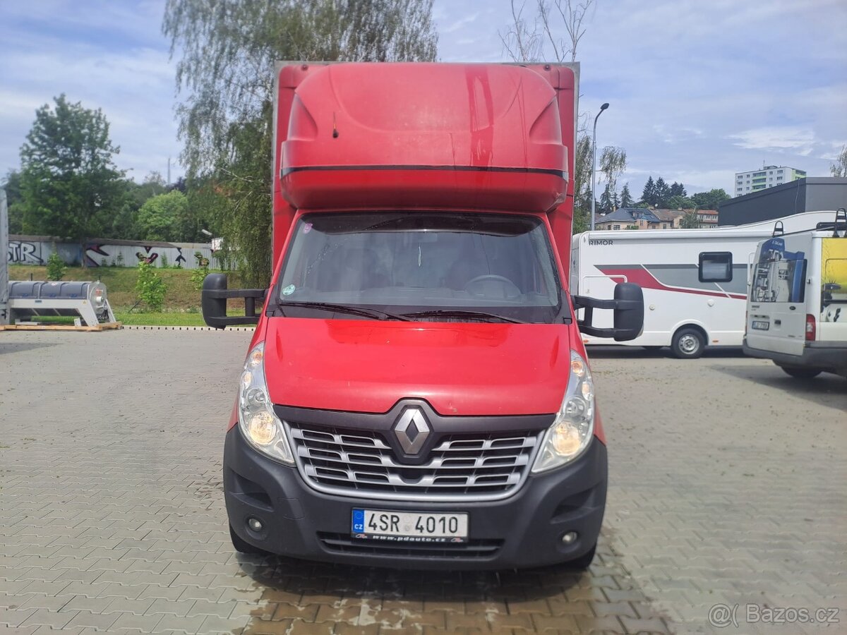 Renault Master 12-ti pal valník plachta, spaní