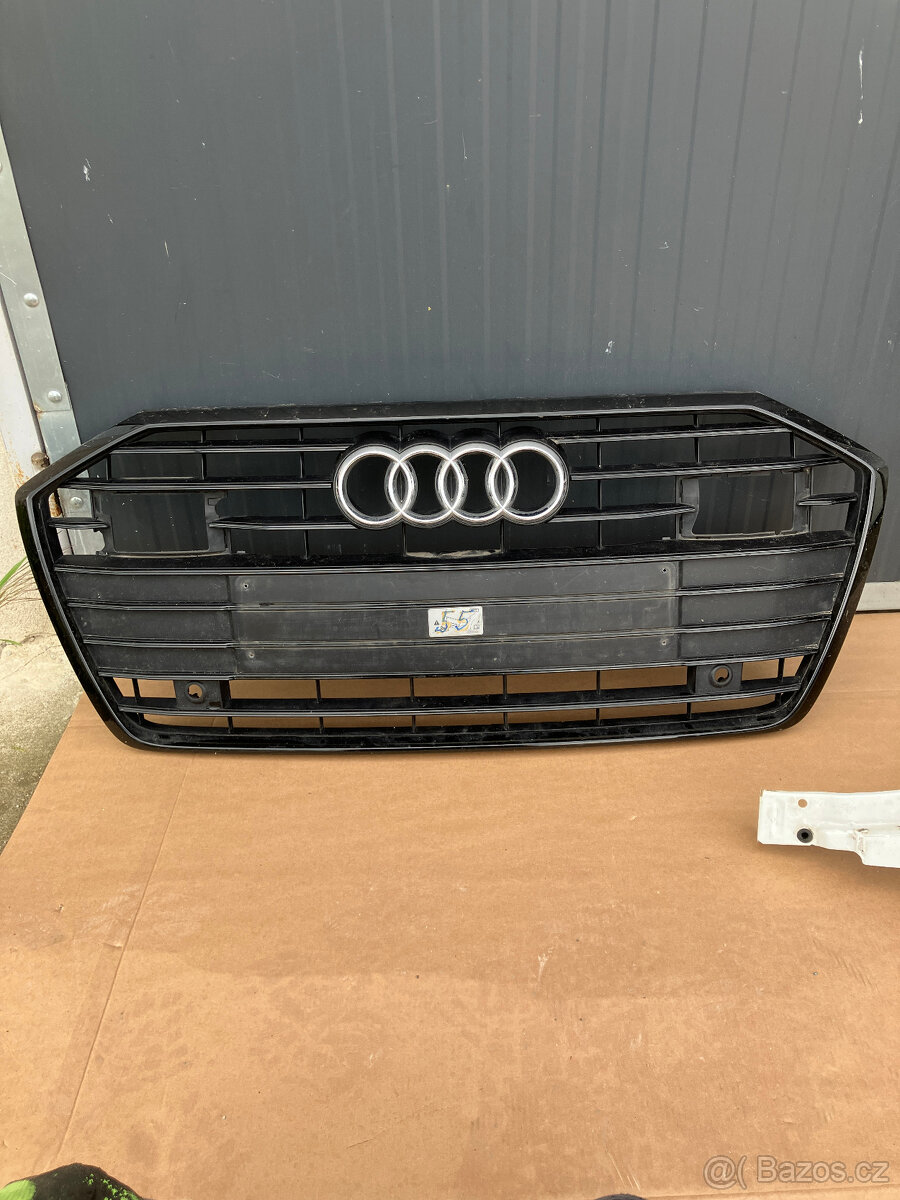 maska audi a6 c8 4k mrizka grill cerna