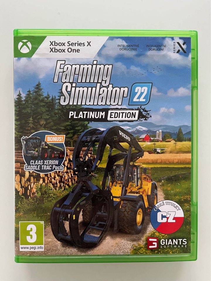 Prodám FARMING SIMULATOR 22 PLATINUM EDITION xbox one/series