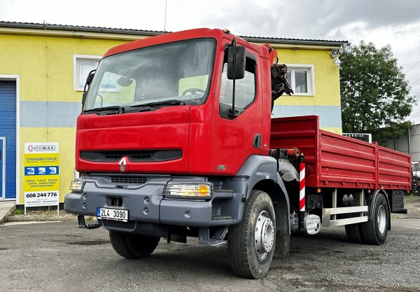 18t valník Renault Kerax + Palfinger 10tm