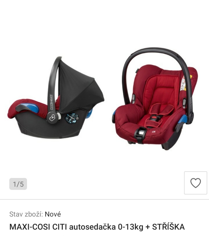 Autosedačka Maxi cosi 0-13 kg