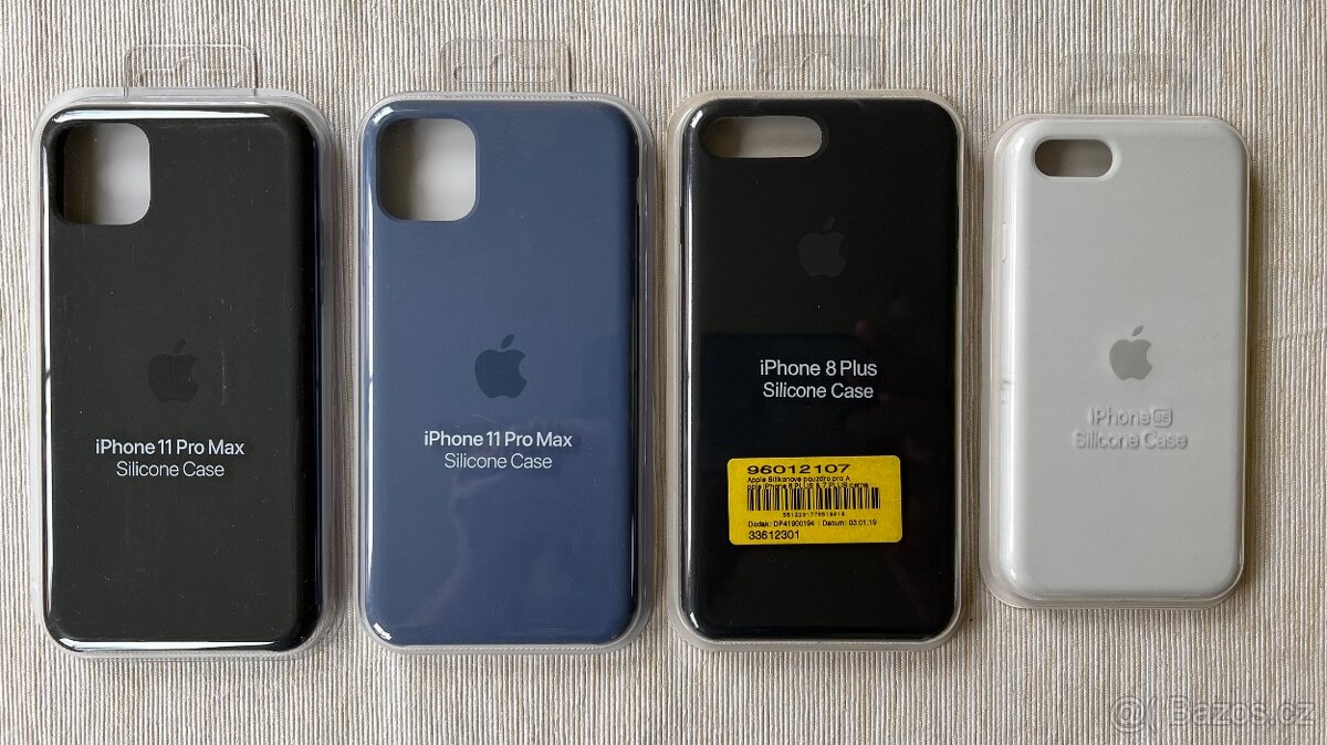 iPhone nové originál silikonové kryty Apple