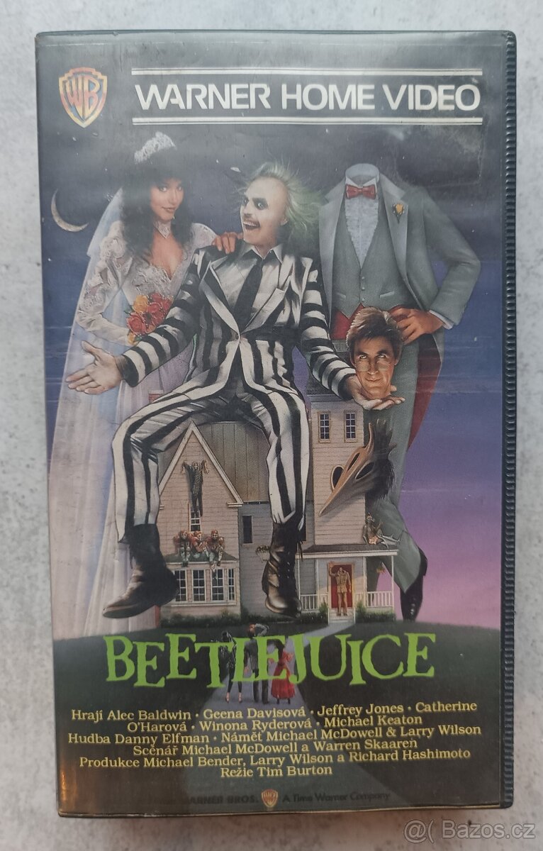 VHS - TIM BURTON : BEETLEJUICE - 1988