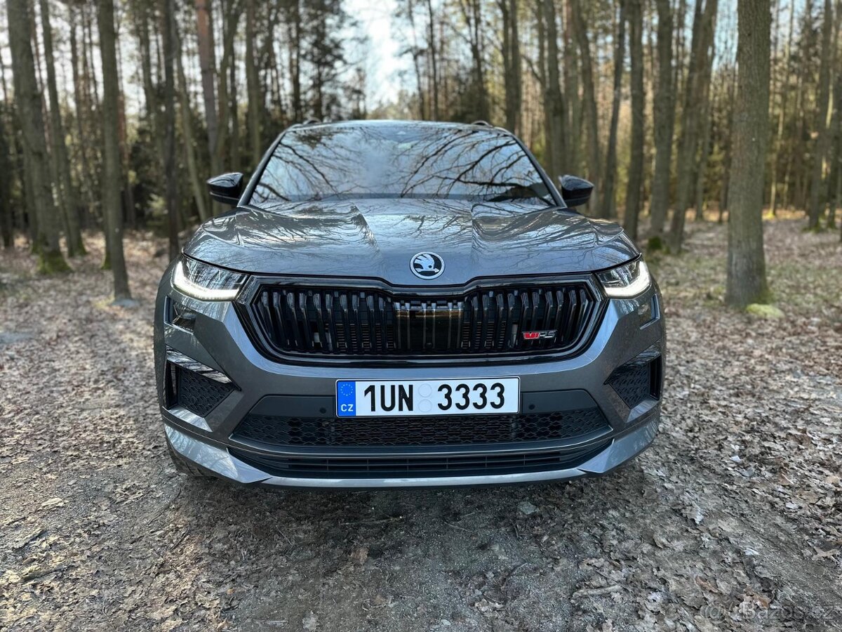 Škoda Kodiaq RS 2.0 TSI, odp. DPH, PŘEDPL. SERVIS, ZÁRUKA