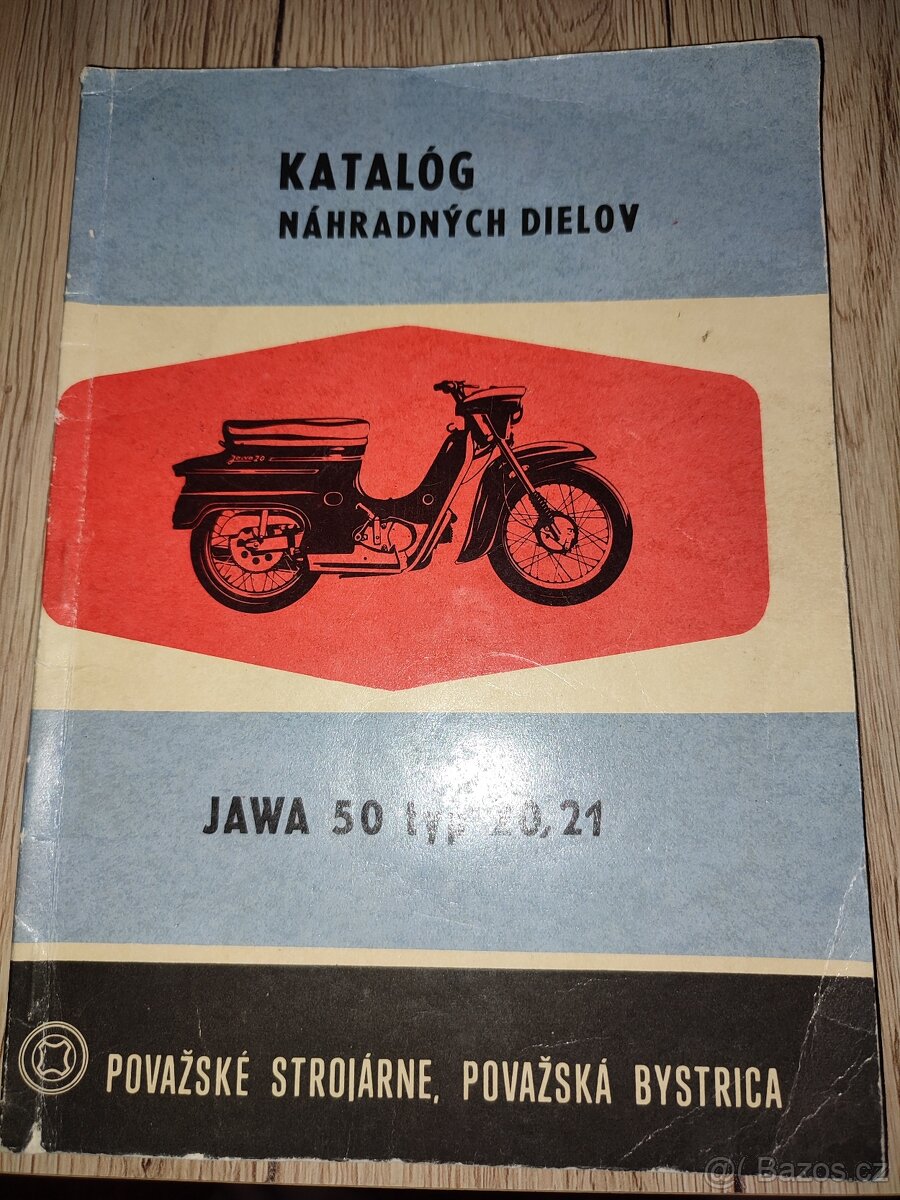 Jawa 50/20,21 katalog náhradních dílů