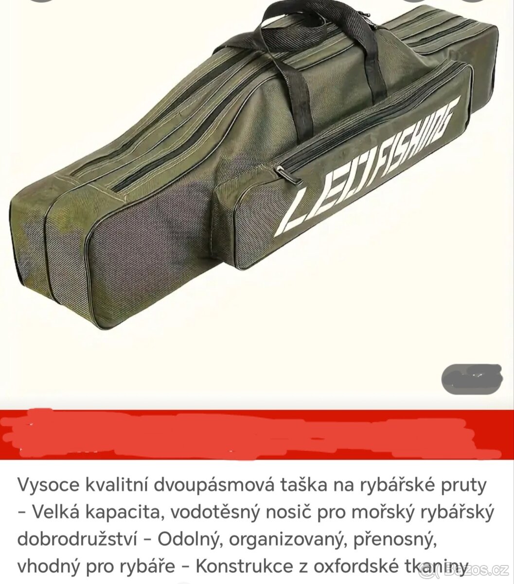 Obal na rybářské pruty