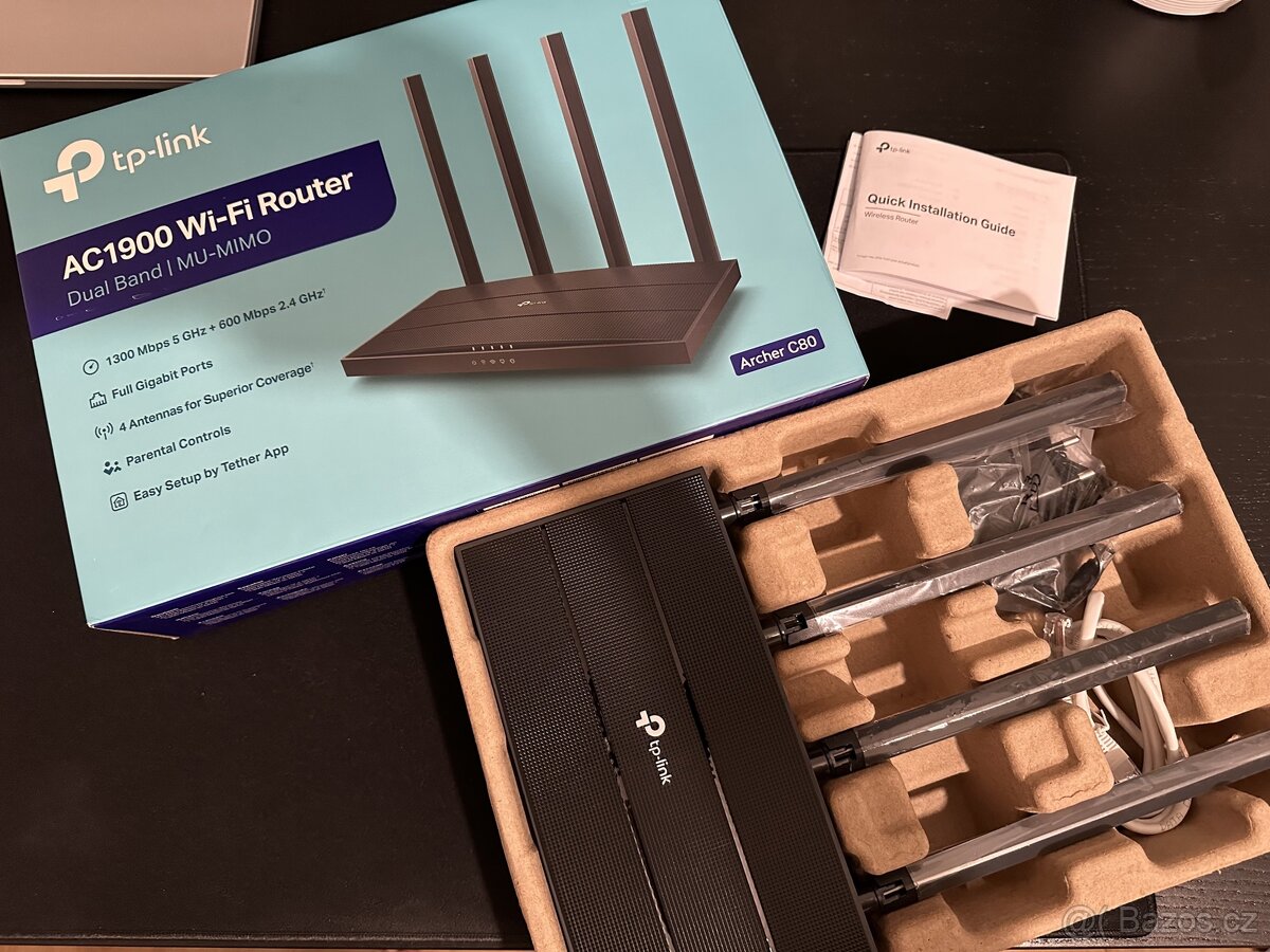 Predám TP-Link Archer C80 | AC1900 Bezdrátový Wi-Fi router