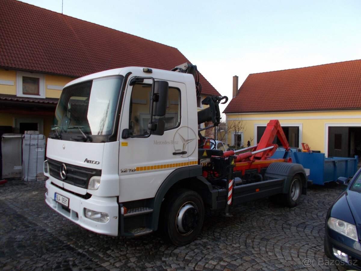 mercedes atego 1218 nosic kontejneru+HR