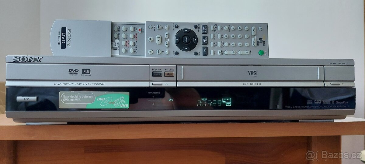 COMBO SONY RDR-VX 410/ZÁZNAM Z VHS NA DVD