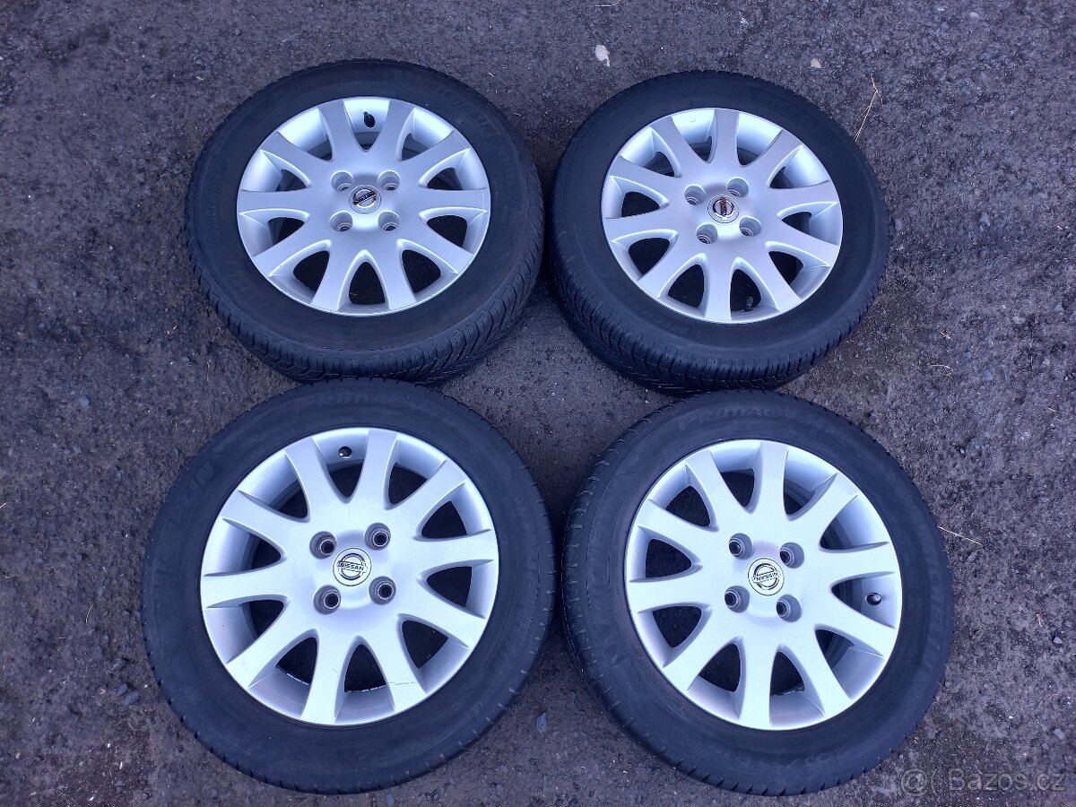 Sada Orig ALU kol Nissan 205/55R16 letní