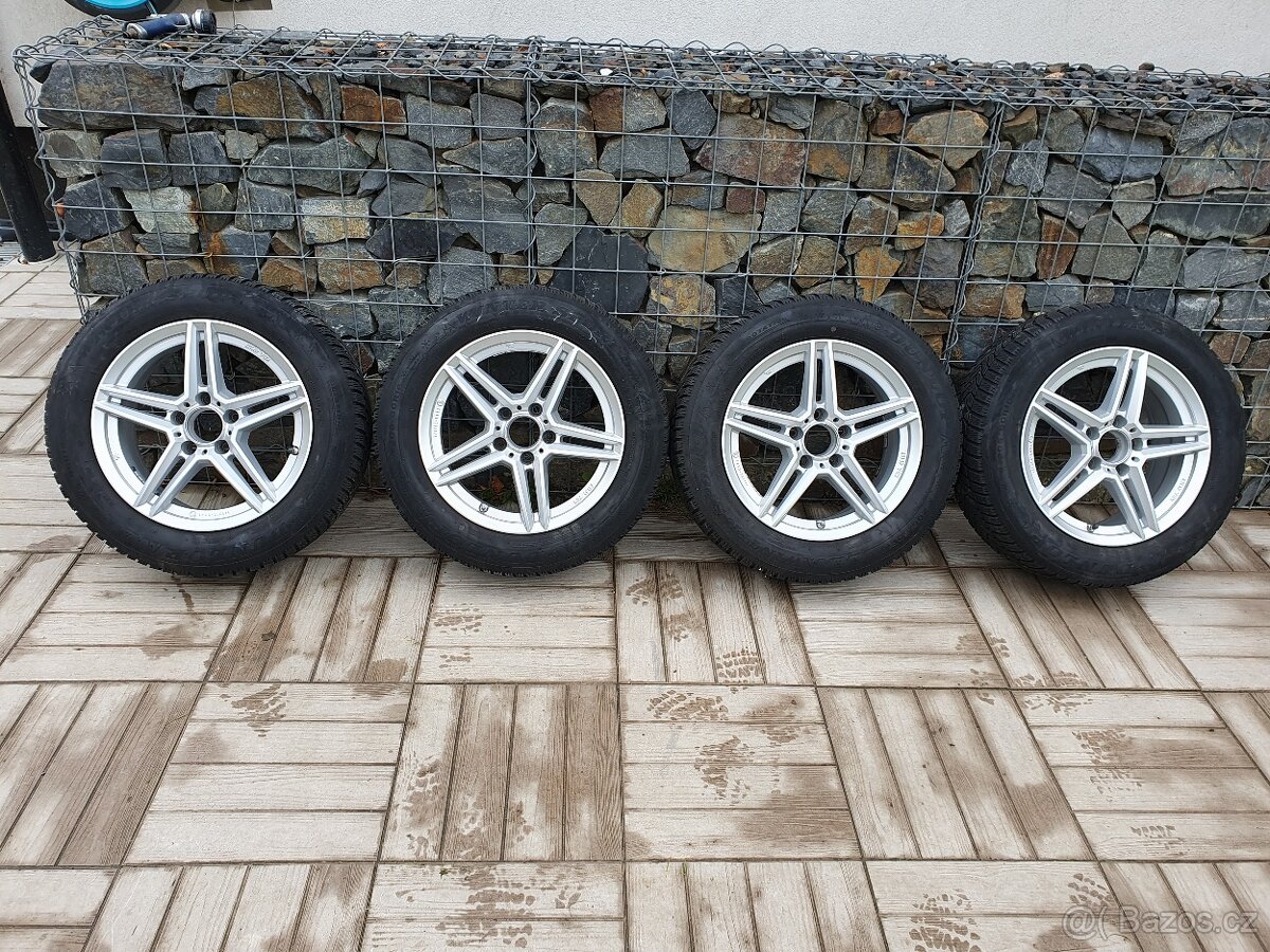 16" Alu kola Mercedes c  205/60 r 16, 5x112 zimní