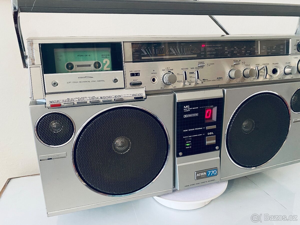 Radiomagnetofon/boombox Aiwa CS 770, r.1981