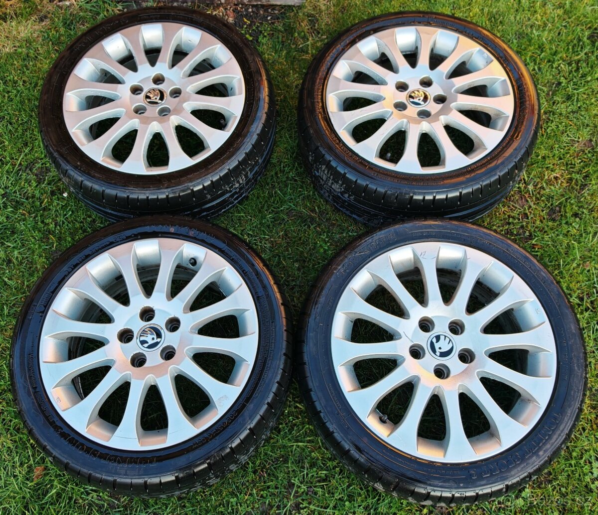 Alu Škoda 5x100 R16 Fabie II 205/45 R16