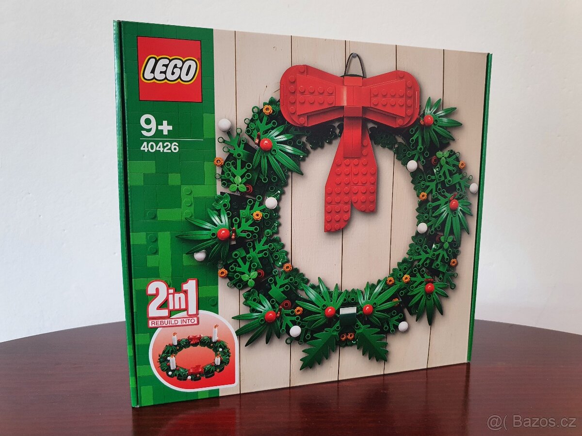 Lego Iconic 40426 Vánoční věnec 2v1 | Neotevřený sezónní set