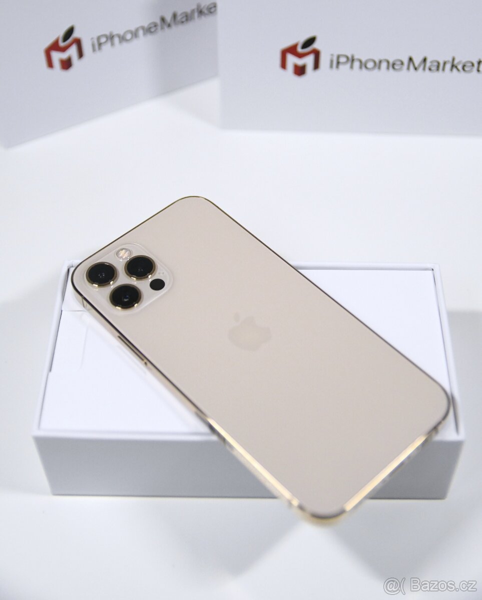 Apple iPhone 12 Pro Max, 256GB, Gold - záruka 12 měsíců