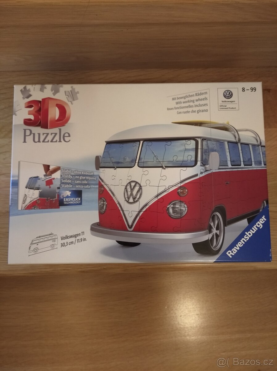 3D puzzle Volkswagen se surfem