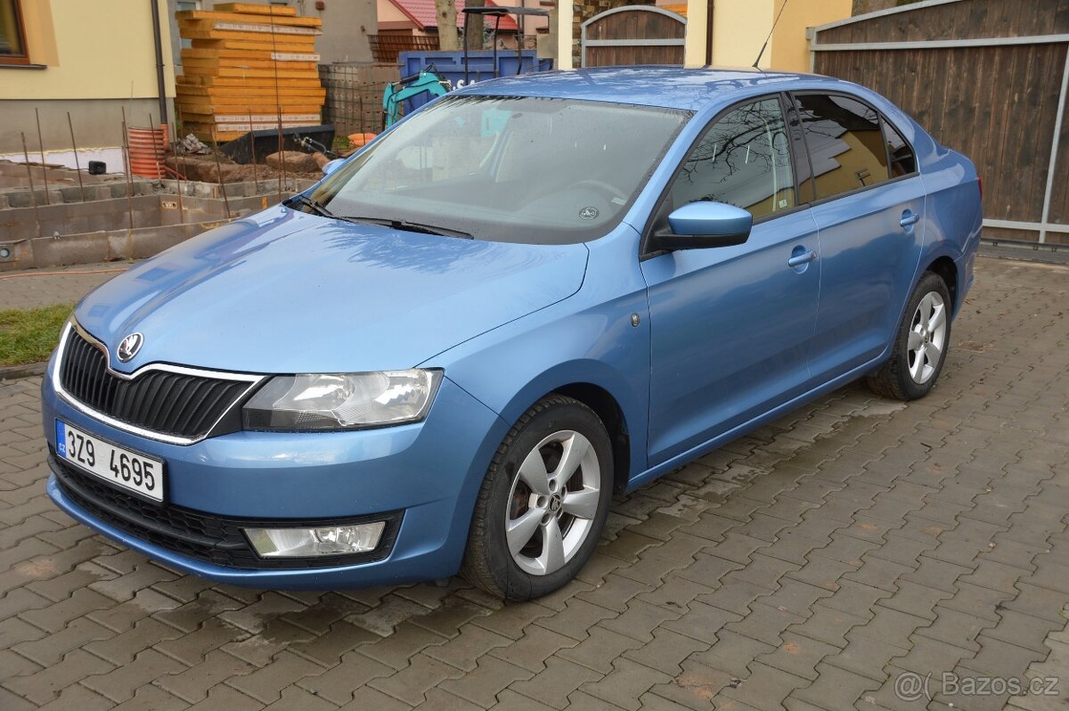 Škoda Rapid sedan 1.2TSI 77kW 200tkm 12/13 klima ALU