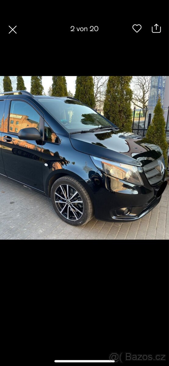 Alu kola Mercedes V Klasse, Vito, Viano, 7.5 x 18 et52