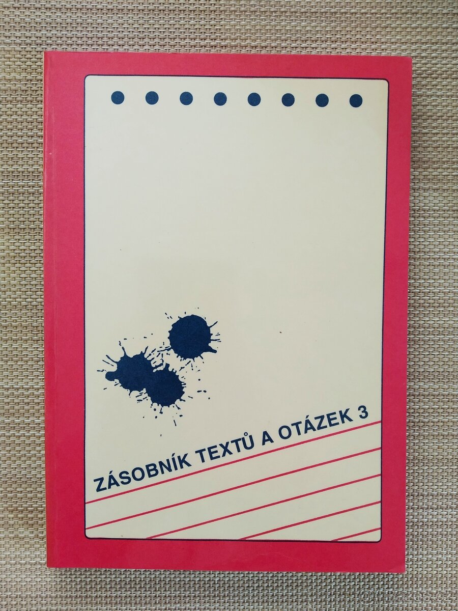 Zásobník textů a otázek 3 (literatura) pro 3. ročník SŠ